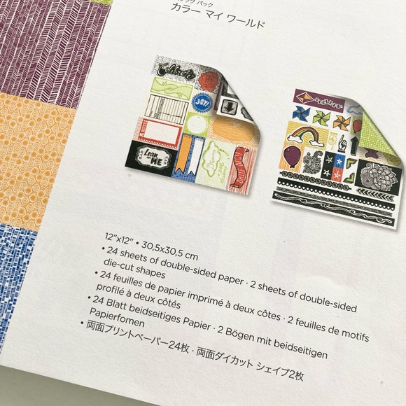 Creative Memories Color Vibe and Color My World Stack Pack Paper Pads - New - Picture 5 of 11